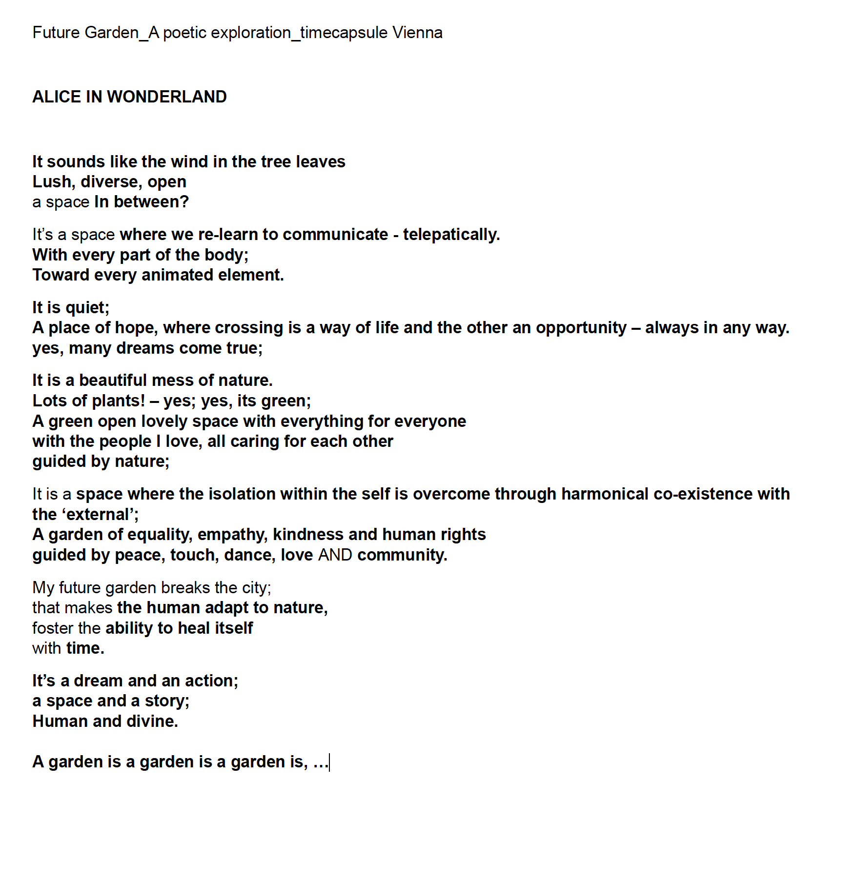 poem Anna Lusser