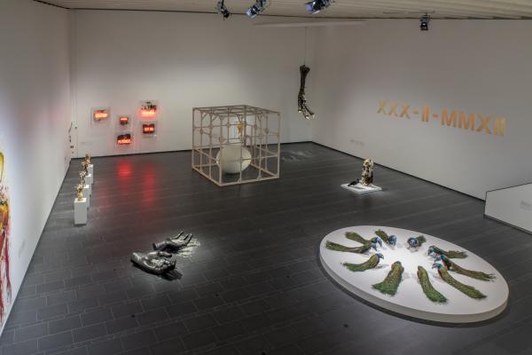 Installation view, It's About Time, Serlachius, Manttä (FI) © Koen Vanmechelen, photo Sampo Installation view, It's About Time, Serlachius, Manttä (FI) © Koen Vanmechelen, photo Sampo