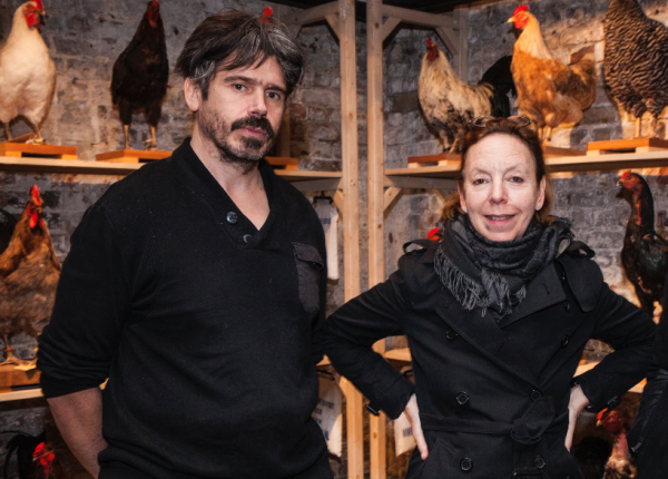 Jill Silverman van Coenegrachts and Koen Vanmechelen, London, 2014 Jill Silverman van Coenegrachts and Koen Vanmechelen, London, 2014