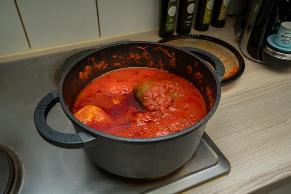 Italiaanse Gevulde Paprika's van Mateo