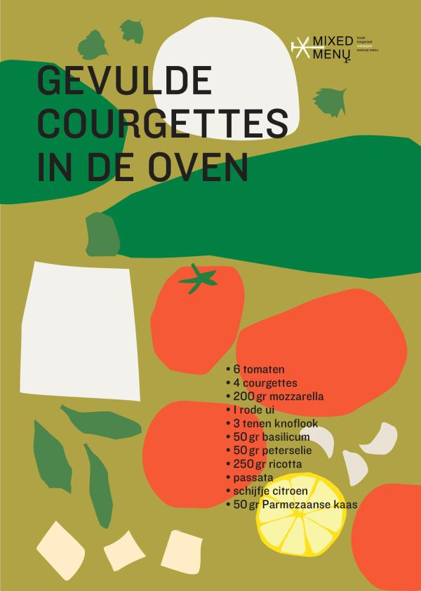 Gevulde Courgettes in de Oven van Viviane