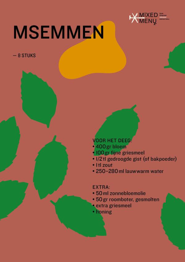 mixed menu
