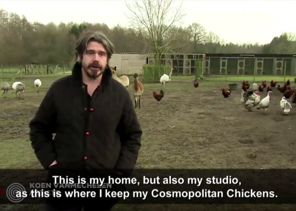 Arte visiting the Farm of Koen Vanmechelen